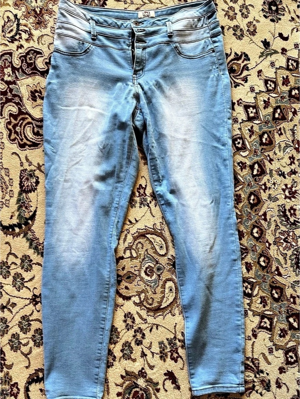 L.e.i. Skinny Jeans Blue Waist 15